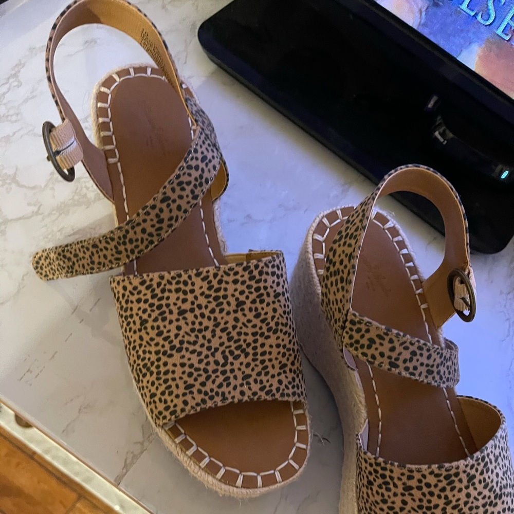 Cheetah sandals